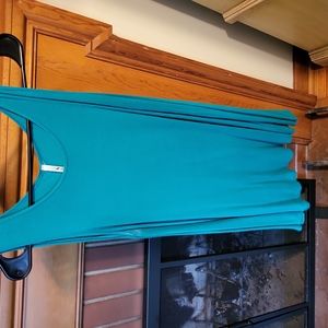 Tank dress or top green